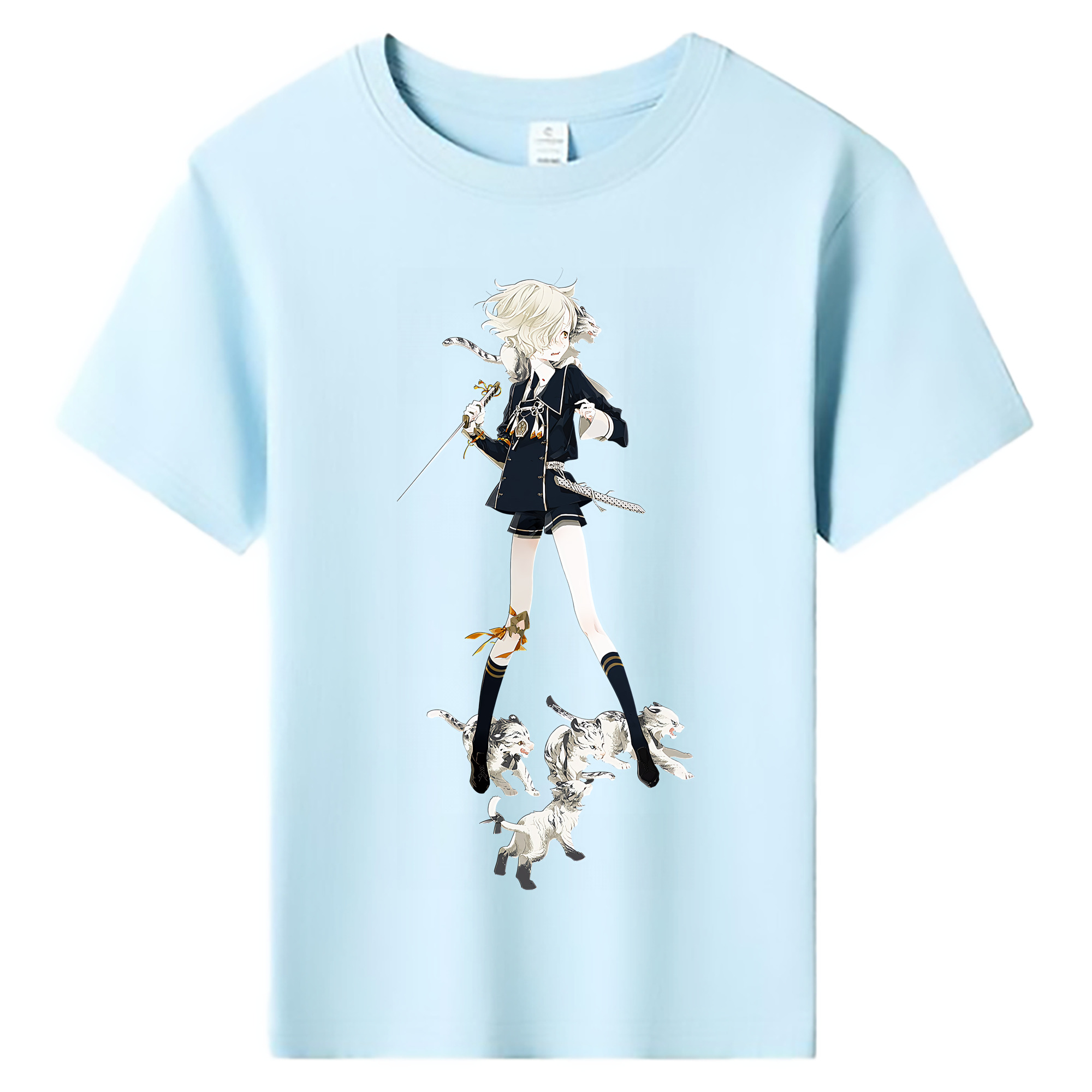 （画像用） 刀剣乱舞 Touken Ranbu 綿100％キッズTシャツ（フロントプリント）